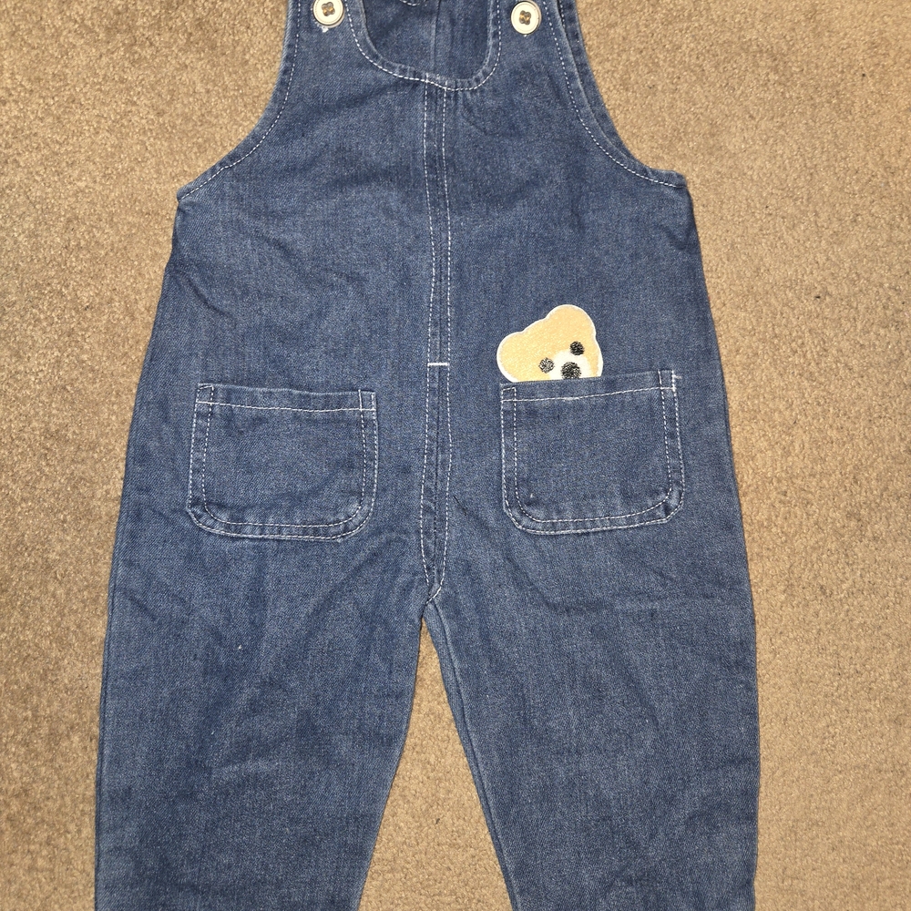 SHEIN Blue Overalls Sturdy Denim Classic
